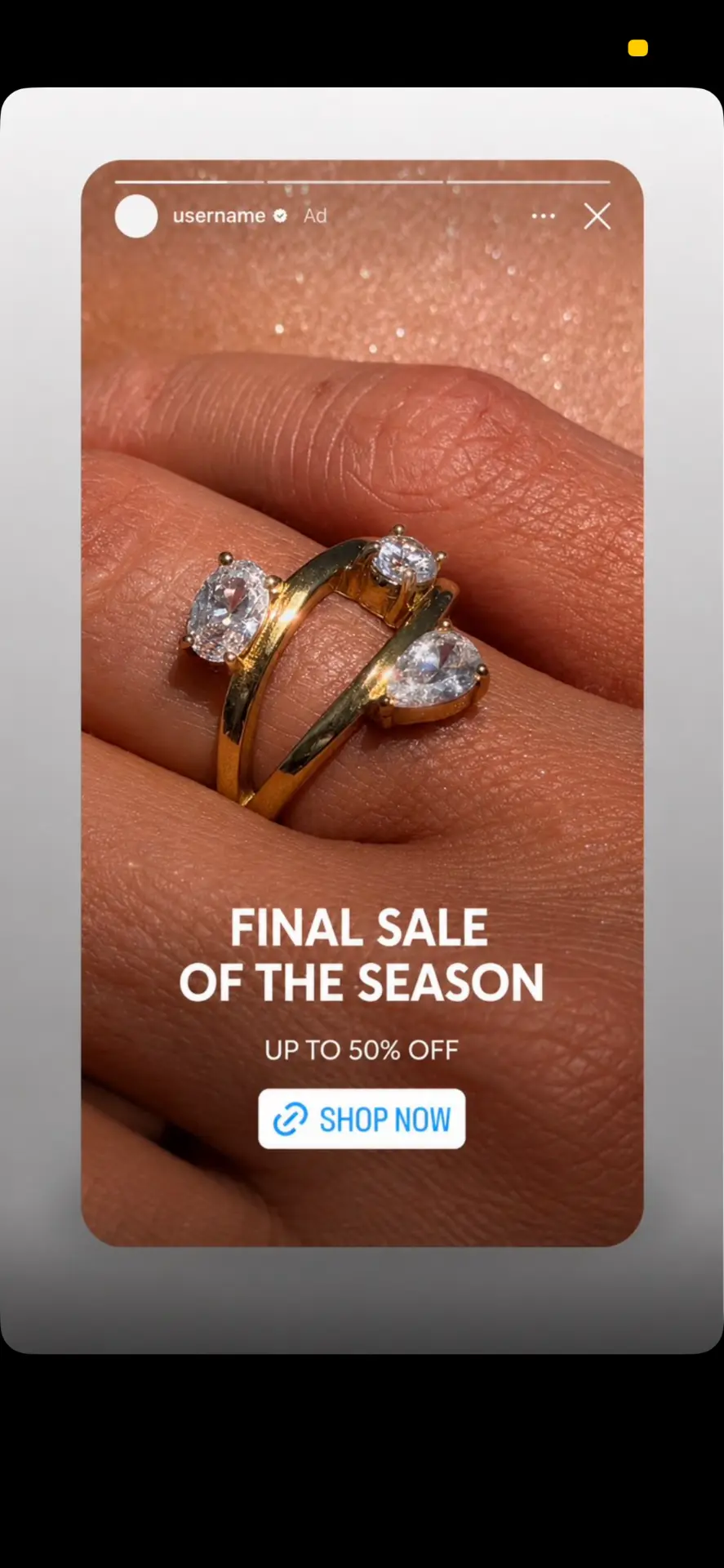 Creative example 6 — Final sale